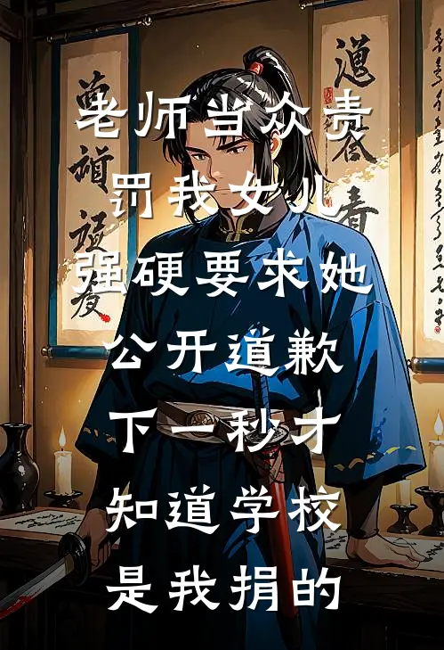 老师当众责罚我女儿，强硬要求她公开道歉，下一秒才知道学校是我捐的