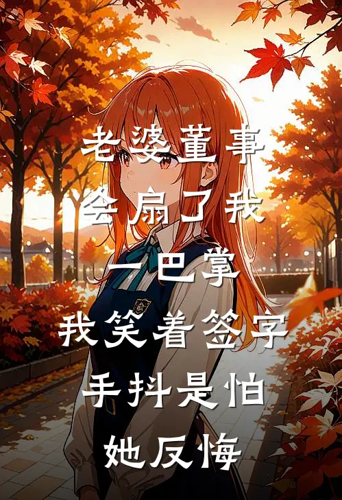 老婆董事会扇了我一巴掌，我笑着签字，手抖是怕她反悔