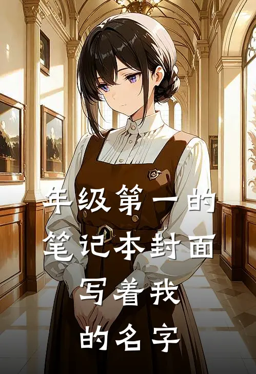 年级第一的笔记本封面,写着我的名字英文