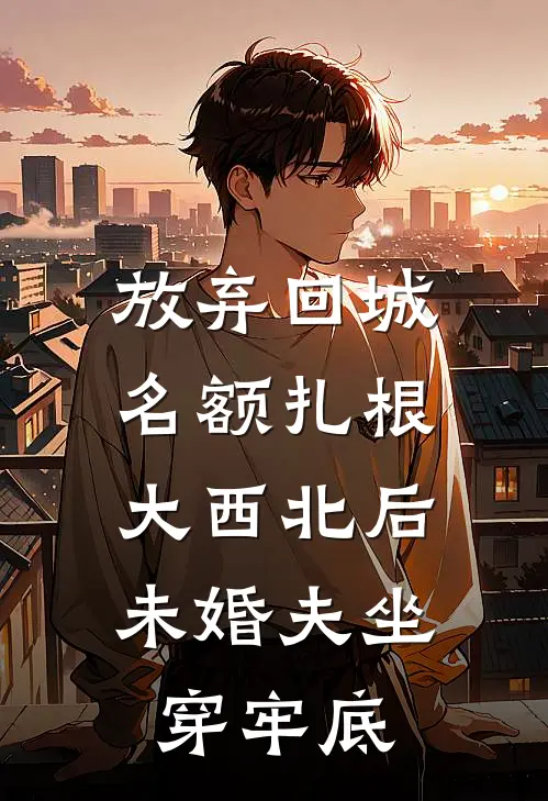 放弃回城名额扎根大西北后，未婚夫坐穿牢底