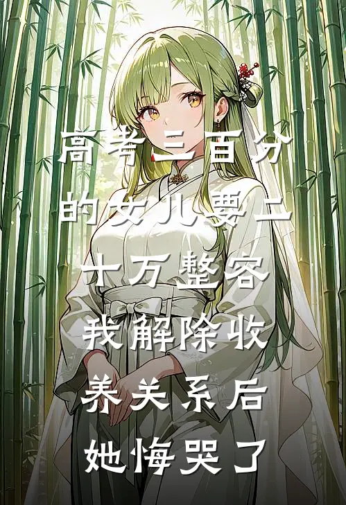 高考三百分的女儿要二十万整容，我解除收养关系后她悔哭了