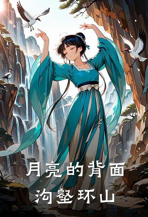 月亮的背面沟壑环山