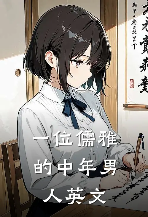 一位儒雅的中年男人英文